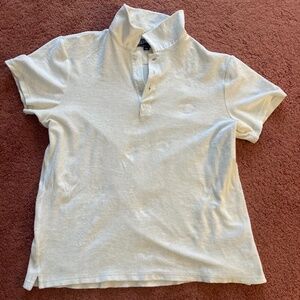 Vilebrequin White Terry Cloth Short Sleeve Polo Size Medium
